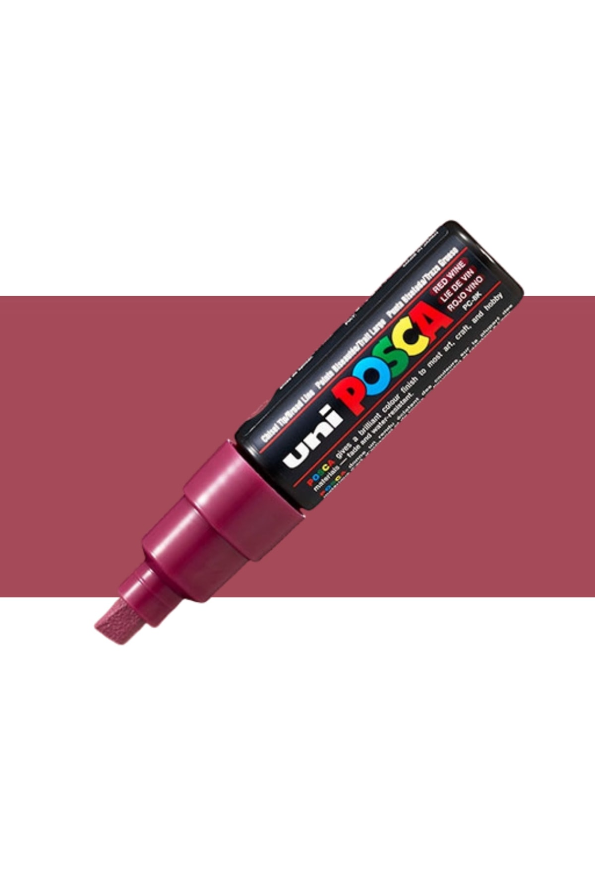Posca Marker Pen Pc-8k 8mm Wine Red