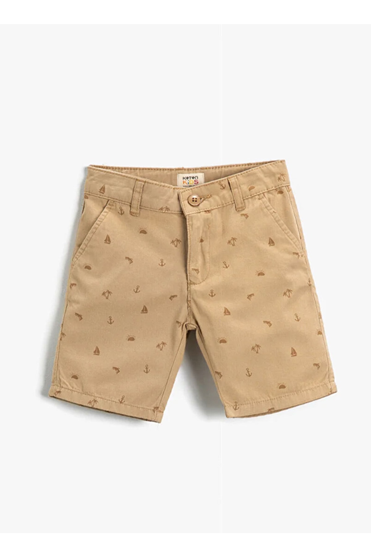 شورت و شلوارک پسرانه بژ کوتونKoton | 5002820130 اورجینال - تصویر 2