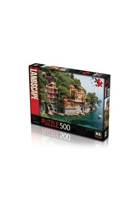 Ks Puzzle 500 Parça Seaside Villas Near Deniz Kenarında Villa Puzzle 6964829780939