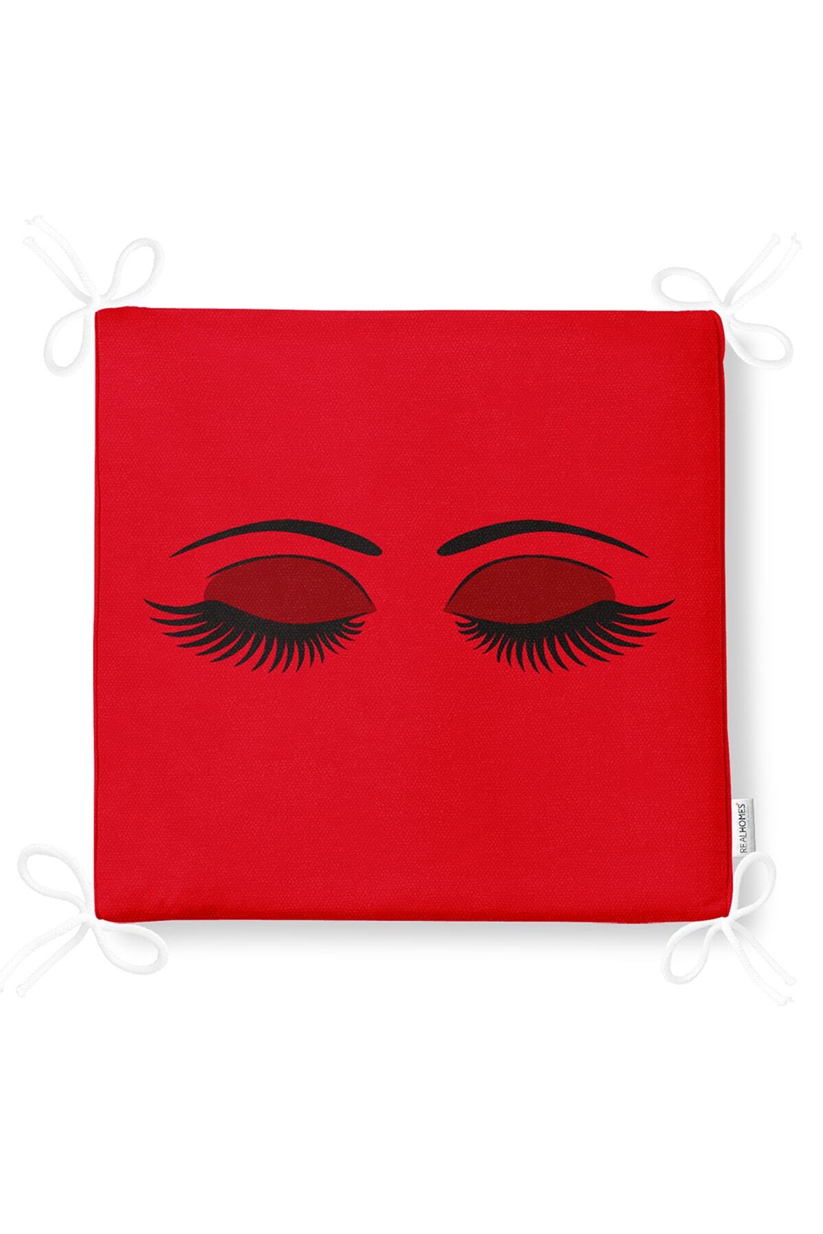 Realhomes-Modern Eyelash Digital Printed Zippered Chair Cushion 5