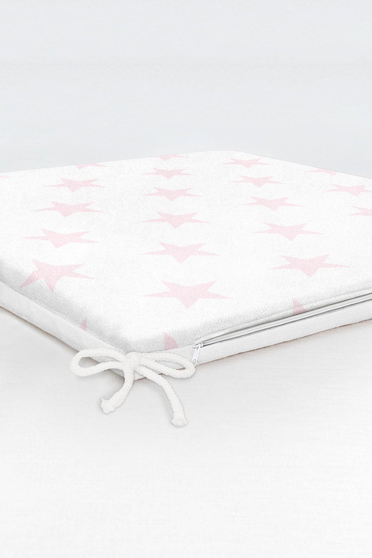 Realhomes-Powder Star Patterned Modern Digital Printed Zippered Chair Cushion 6