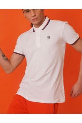 Yaka Polo Yaka Erkek T-shirt aleksandritbutik erkek beyaz tişört
