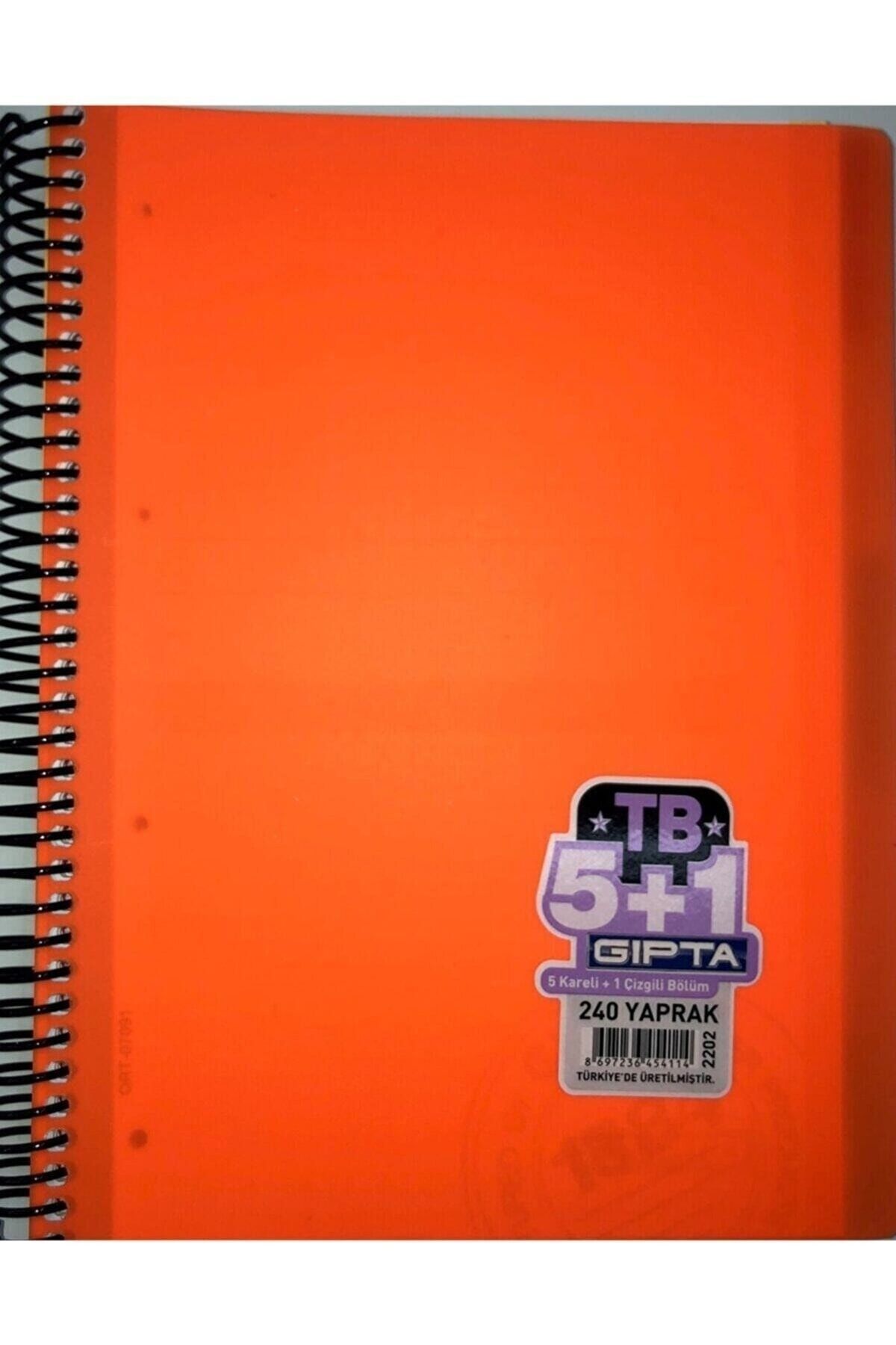 Gıpta-Tb Separator în spirală Capac PP (a4) 240 coli 5+1 4