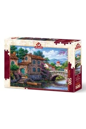Puzzle Çiçekli Kanal 500 Parça Puzzle 8101859944094