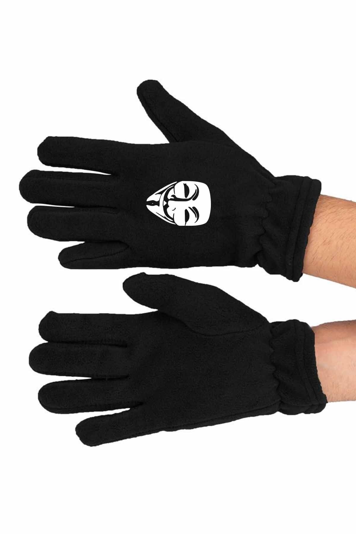 Tasarım Dünyam-Hacker Gloves Set Neck Collar - Bll2933 3