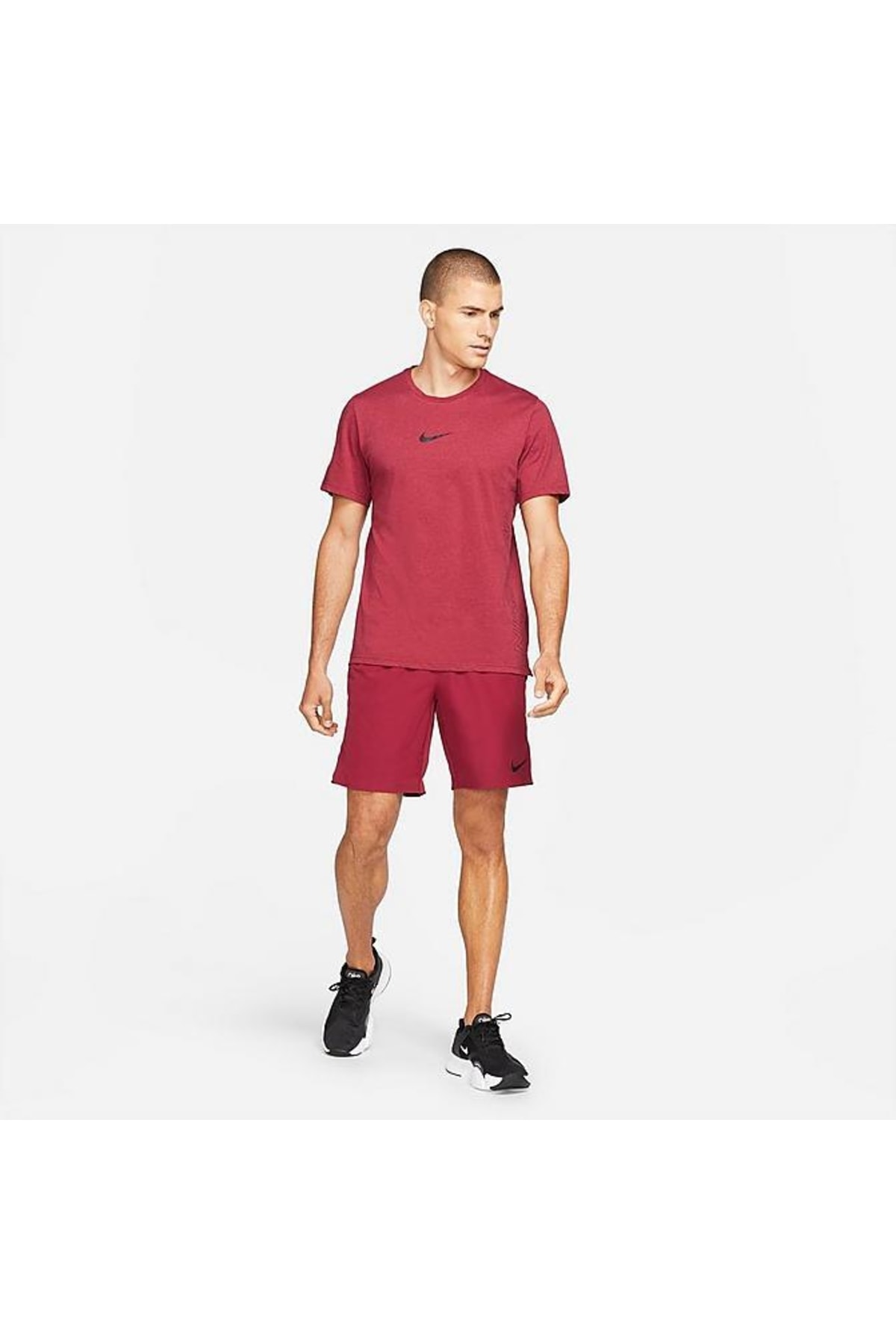 شورت و شلوارک مردانه بورگوندی نایکی | TYC00419421952 اورجینال - تصویر 6