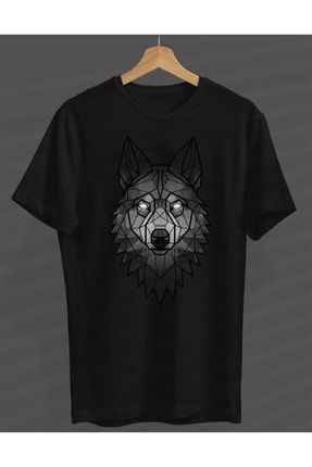 Black Wolf Unisex Siyah Yuvarlak Yaka Pamuk Kumaş T-shirt S333580481400İYAHNVM