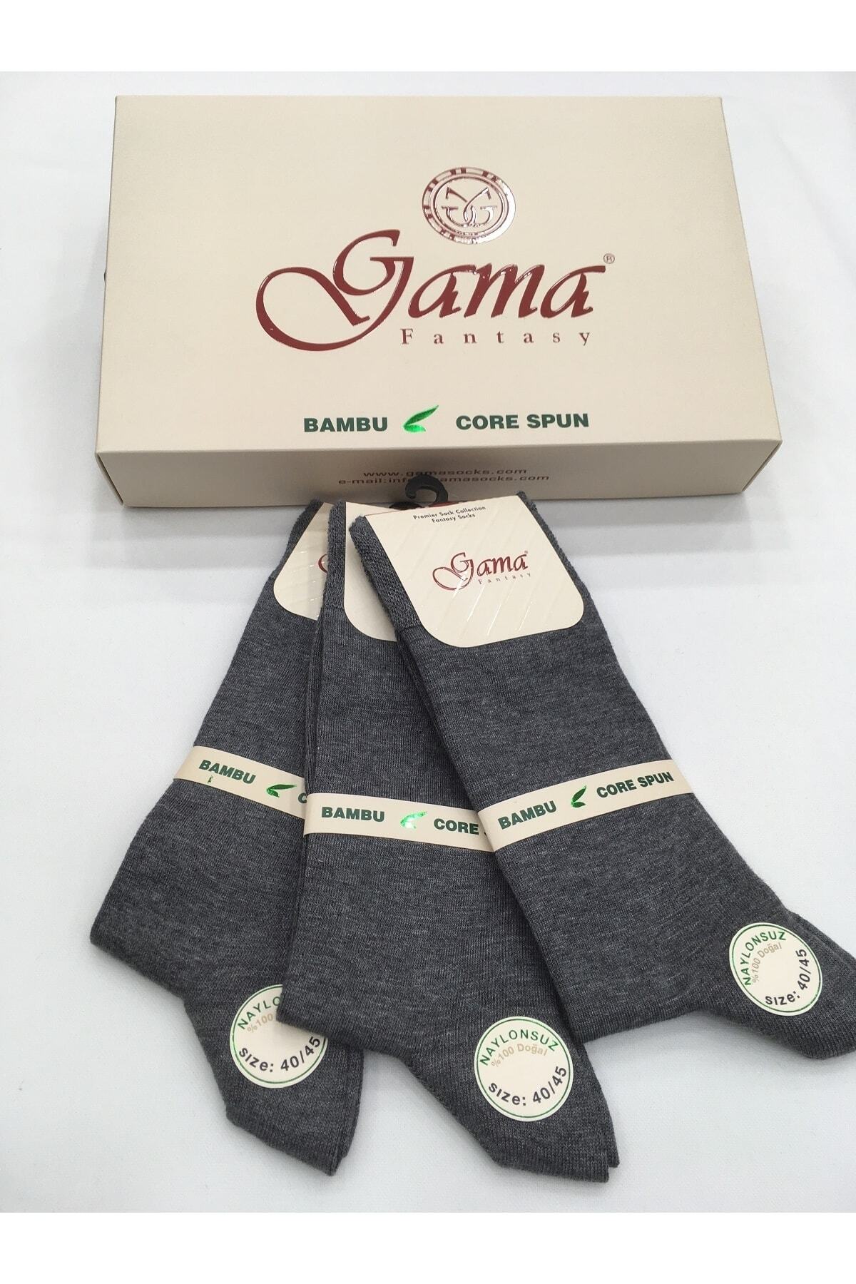 Gama Çorap-3 броя тънки летни мъжки чорапи от бамбук, 100% естествени, без найлон 3