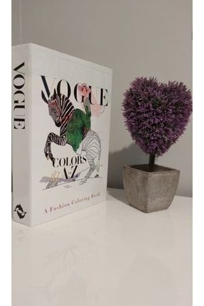 Vogue Zebra Detaylı Dekoratif Kitap Kutu DK08