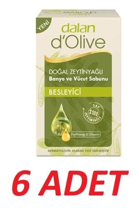 D'olive Besleyici Katı Sabun 200 Gr X 6 Adet 56320