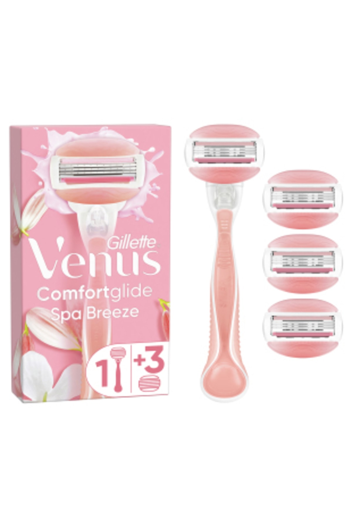 Gillette Venus Venüs Comfortglide Spa Breeze Kadın Tıraş Makinesi 4 Yedek Tıraş Bıçağı