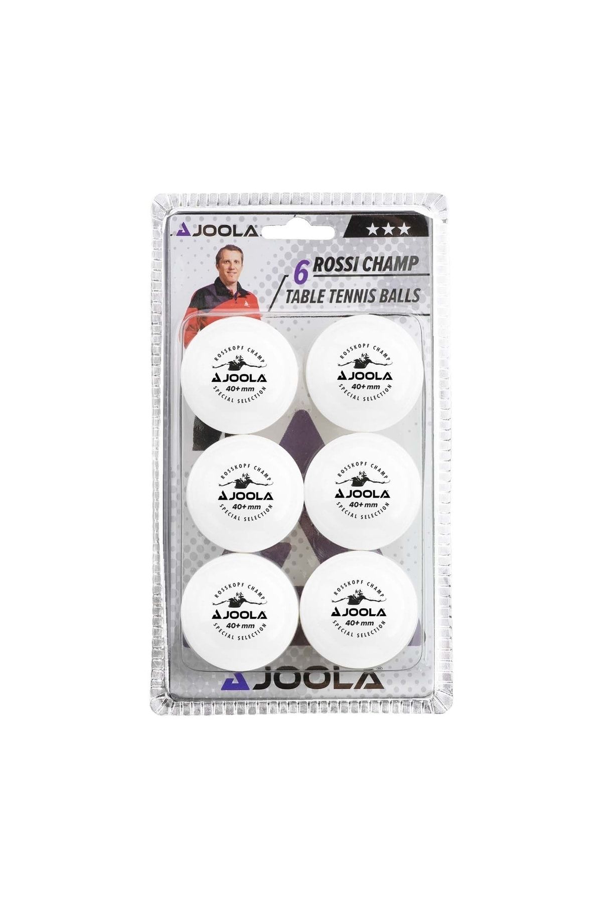 توپ پینگ پنگ مردانه و زنانه ROSSI CHAMP 6 TABLE TENNIS BALL LO JOOLA 008 Joola