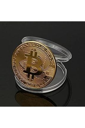 Bitcoin Madeni Para Altın Rengi Hatıra Koleksiyon Değerli Kutulu AYVER-5844448-7923