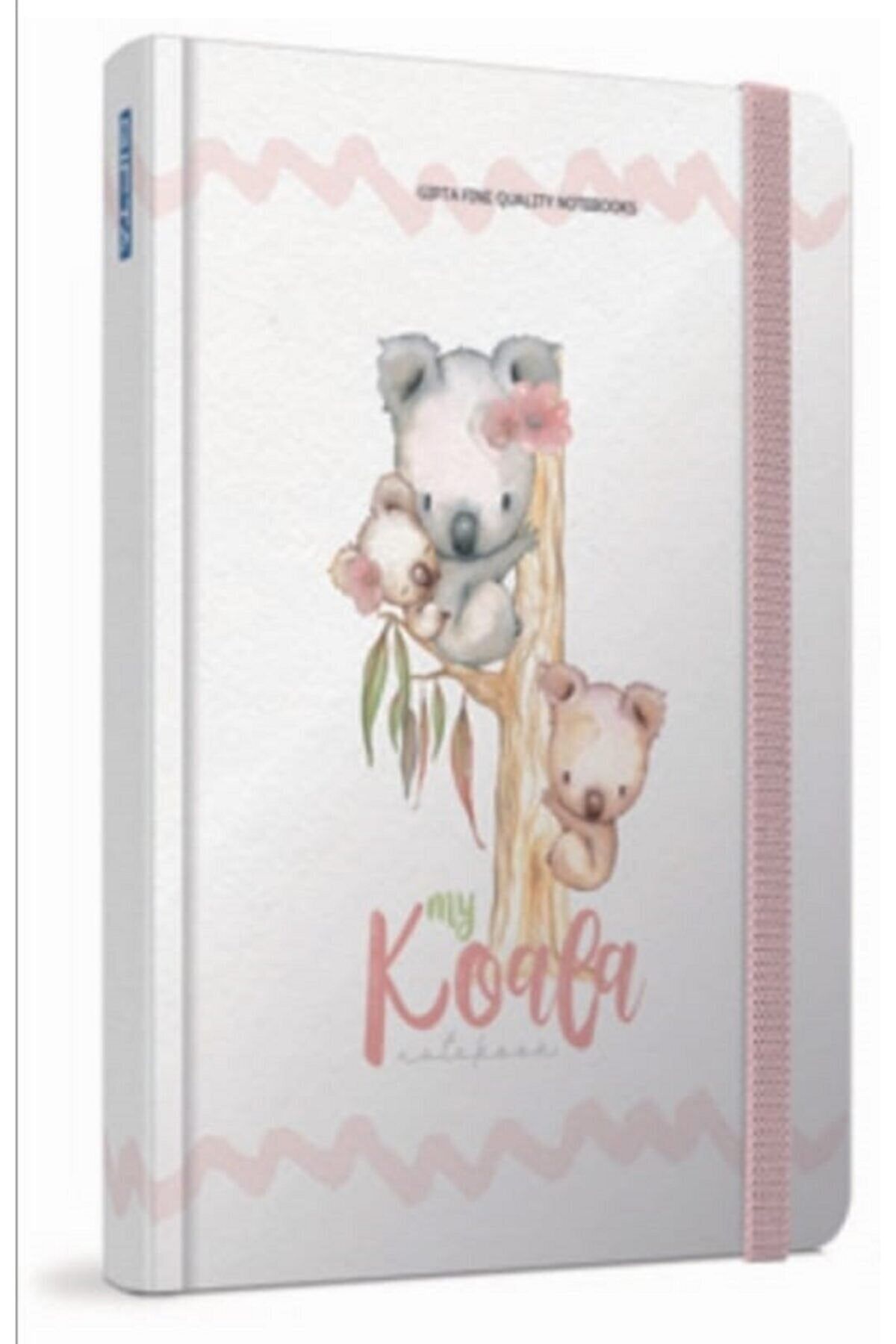 Gıpta Caiet Cu Copertă Rigidă Cu Cusătură Din Fir Koala (13*21) 120 Coli (în Dungi) - One Size