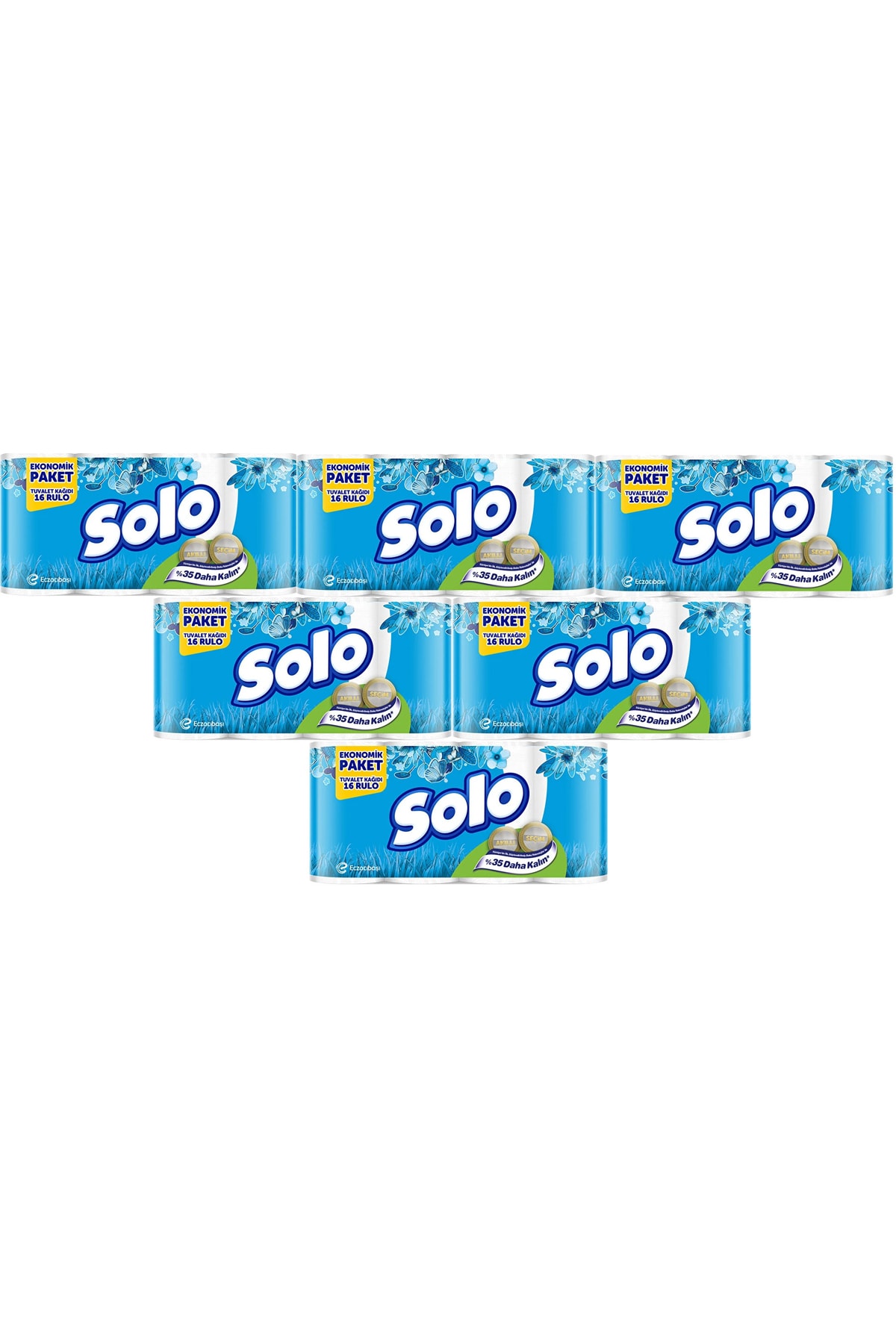 Solo Tuvalet Kâğıdı Akıllı Seçimler 16'lı 6 Paket