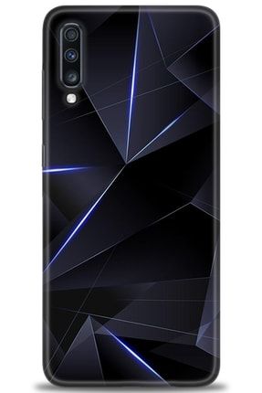 Samsung Galaxy A70 Kılıf Hd Baskılı Kılıf - Dark Vector + Temperli Cam nmsm-a70-v-331-cm