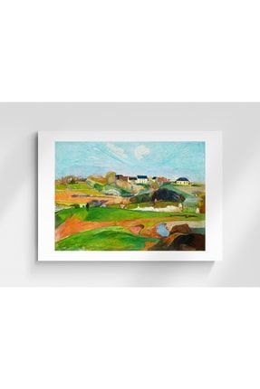 Paul Gauguin Poster - Landscape At Le Pouldu - Tablo Ölçülerinde, Yüksek Çözünürlükte Ve Çerçevesiz POSTER154