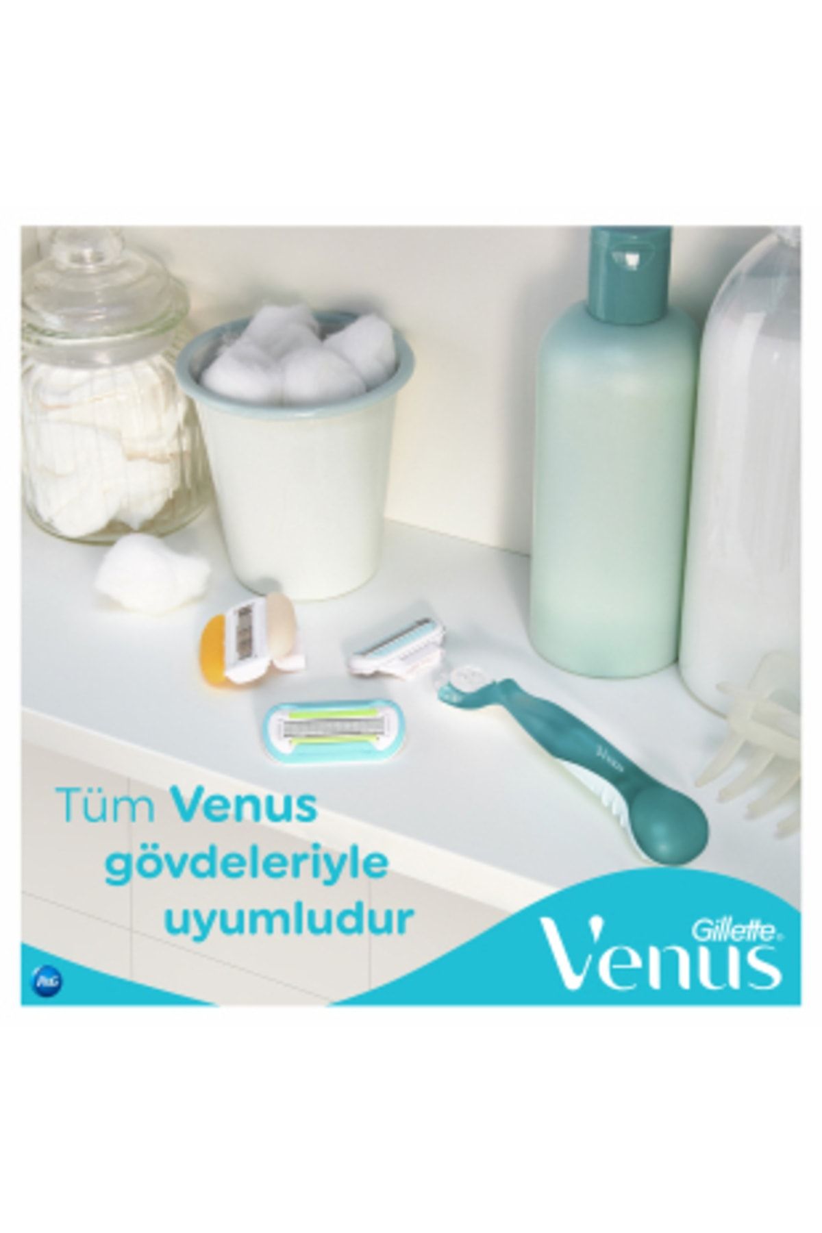 Gillette Venus Venüs Smooth Kadın Tıraş Makinesi 3 Yedek Tıraş Bıçağı ZO9060