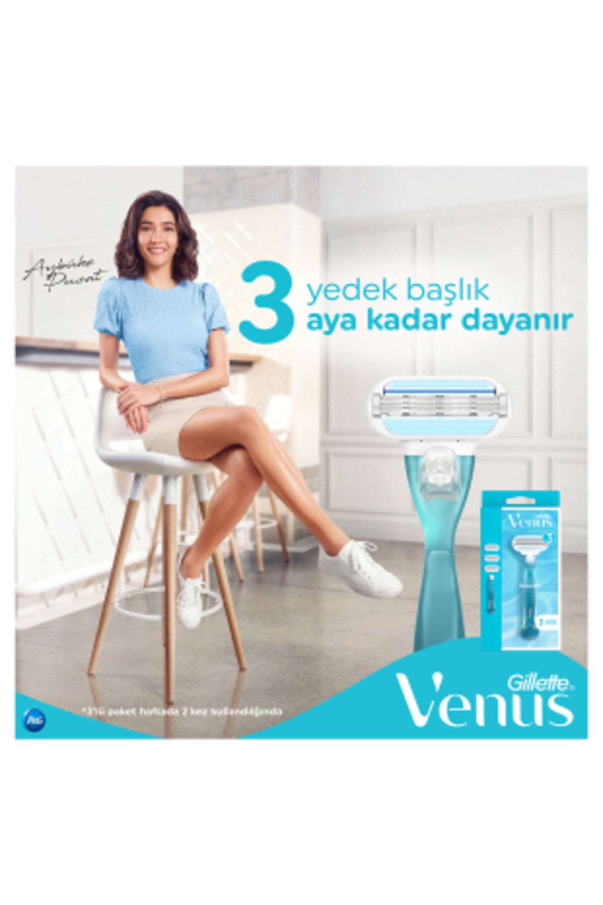 Gillette Venus Venüs Smooth Kadın Tıraş Makinesi 3 Yedek Tıraş Bıçağı ZO9060