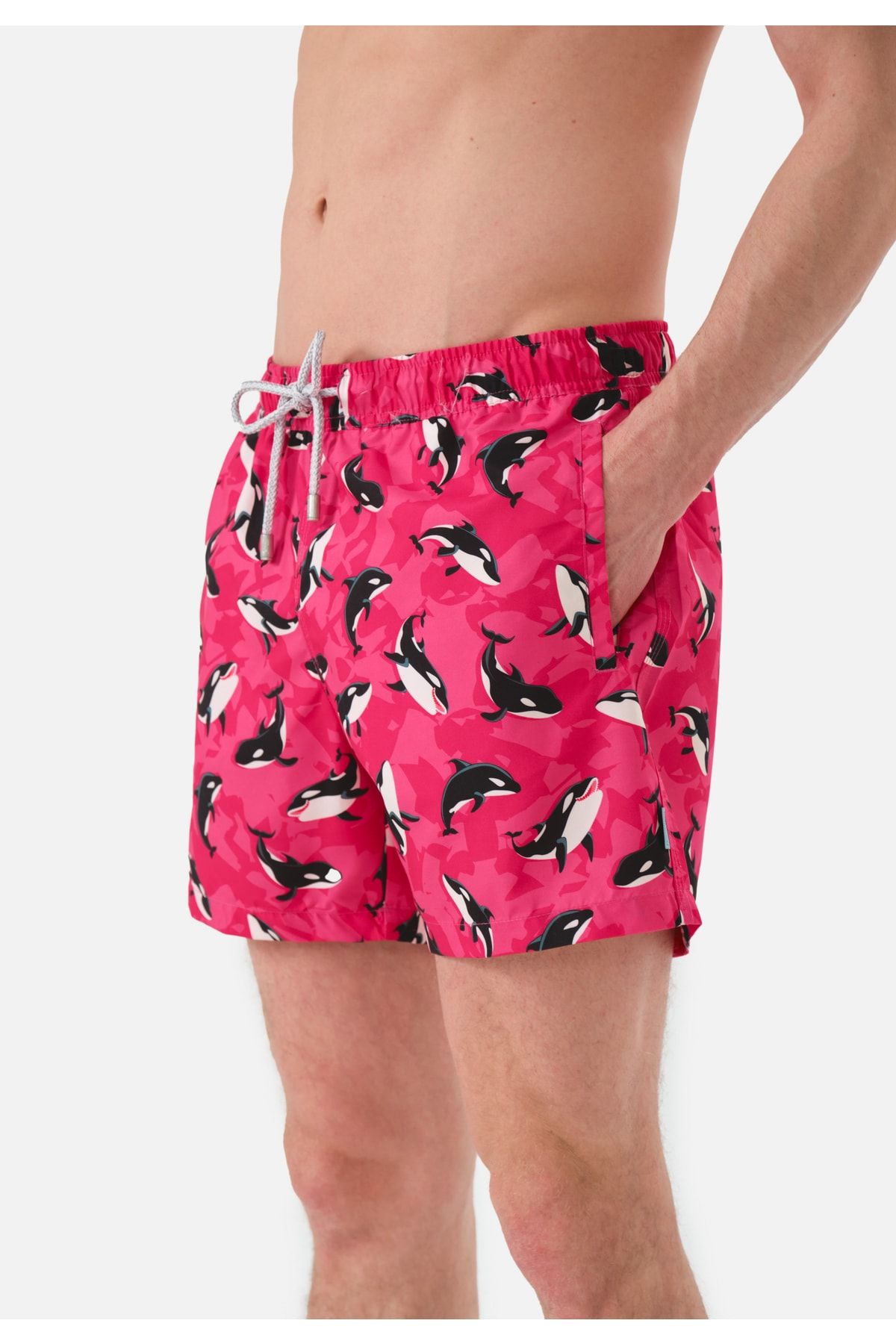 River island flamingo swim shorts sales