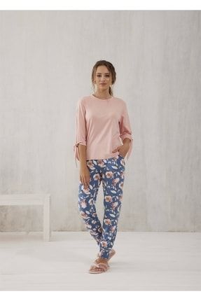 Kadın Penye Modal Pijama Takımı - 10455