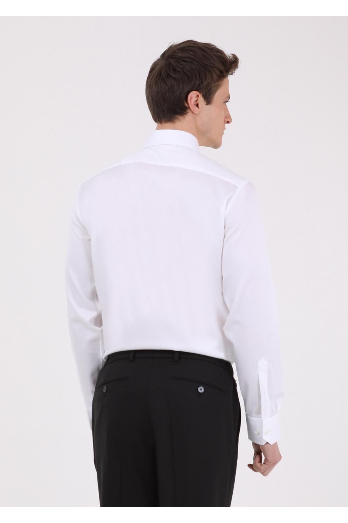 پیراهن مردانه سفید Bozdağ Giyim | Bzdgslimfit beyaz gömlek اورجینال - تصویر 2