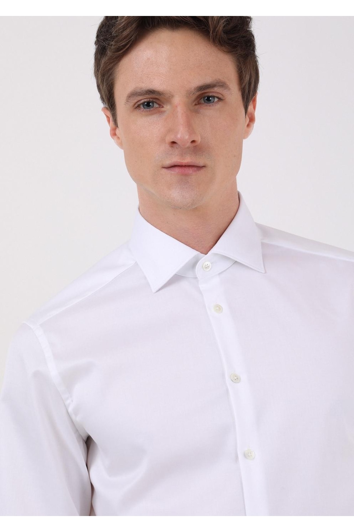 پیراهن مردانه سفید Bozdağ Giyim | Bzdgslimfit beyaz gömlek اورجینال - تصویر 4