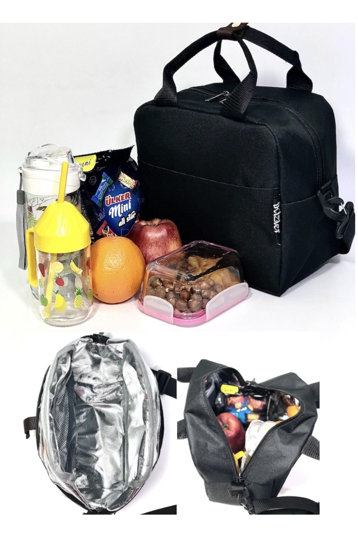 Harika ikizler Bebek Bakım Çantası + Termal (mama , Yemek Taşıma )çanta Seti fotoğrafı 4 (önizleme)