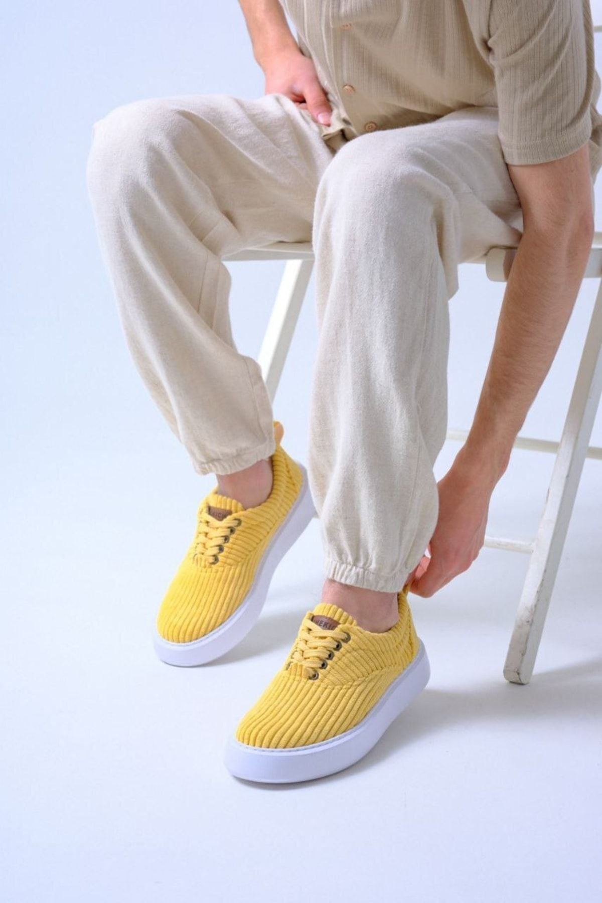 Mustard yellow shoes men outlet