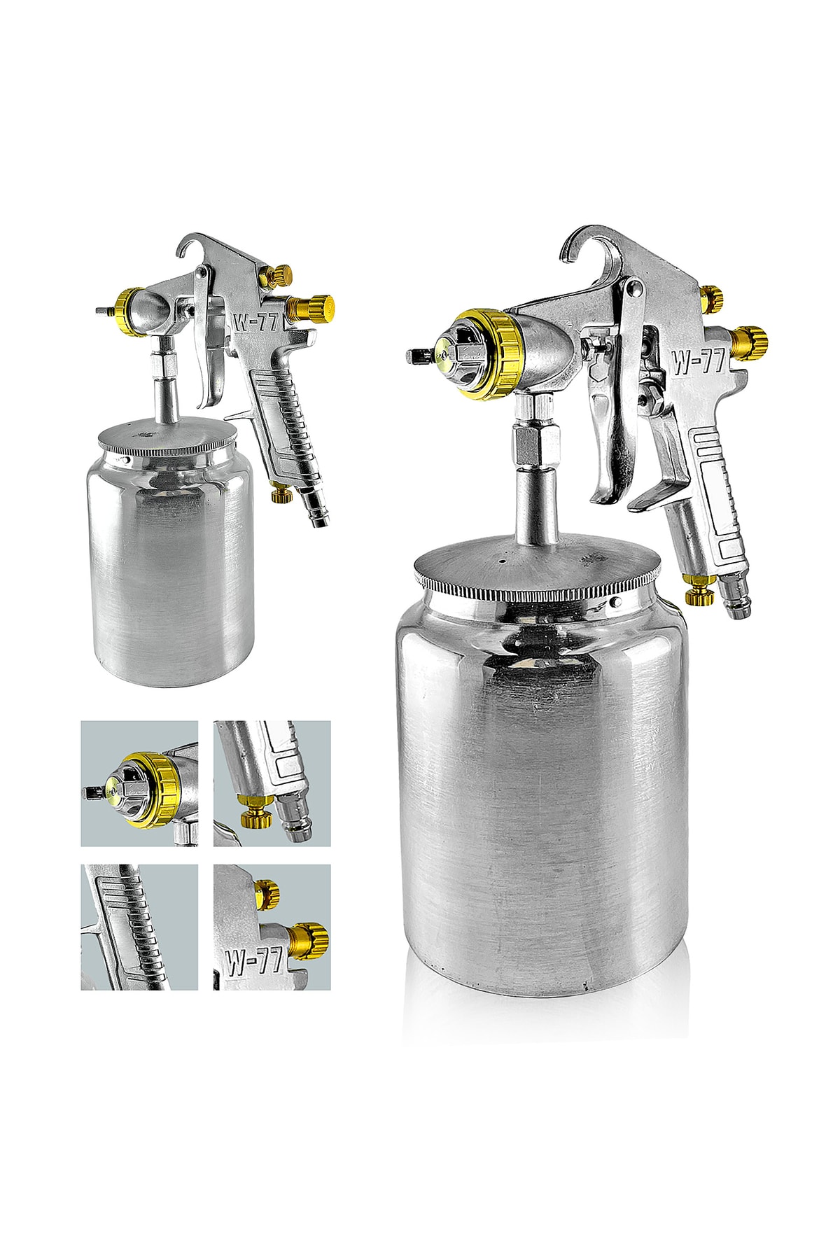 PROXTECH Bhd Alttan Depolu Profesyonel 1.8 Mm 1000 Cc Boya Sprey Tabancası