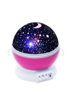 Star Master Renkli Yıldızlı Gökyüzü Projeksiyon Gece Lambası - Pembe MEB454131254