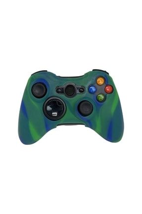 Xbox 360 Gamepad Silikon Kılıf Joystick Koruyucu Kılıf Yeşil Mavi SLKYM-X360