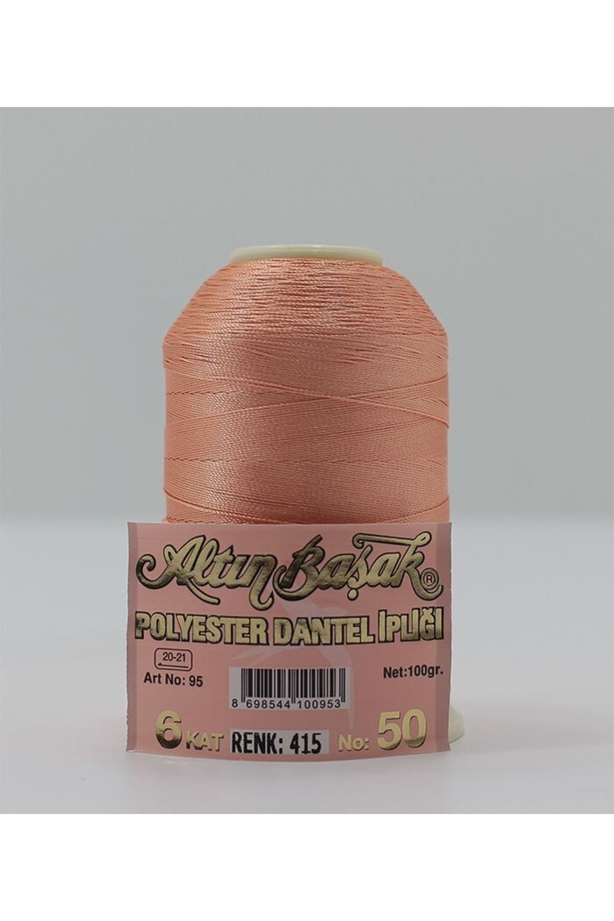 Polyester 100 Gr Lace Rope 6 Ply 50 No Color: 415