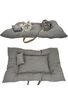 Lux Minder Kedi Ve Köpek Yatağı Yastık Hediyeli Karışık Renk LUXMDR