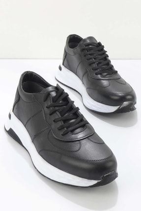 Siyah Leather Erkek Sneaker E01951102003