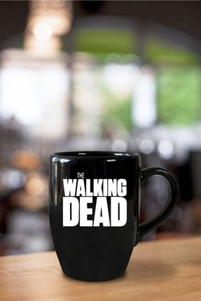 The Walking Dead Siyah Kupa Bardak Kahve Kupası Kahve Fincanı KUP548