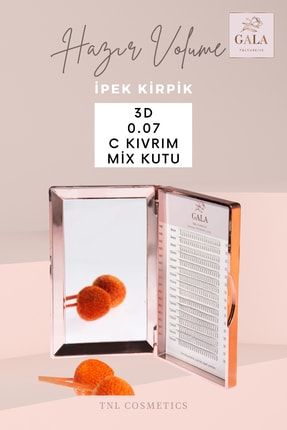 Hazır Volume Ipek Kirpik 0.07 C 3d Mix Palet 20TNL2020