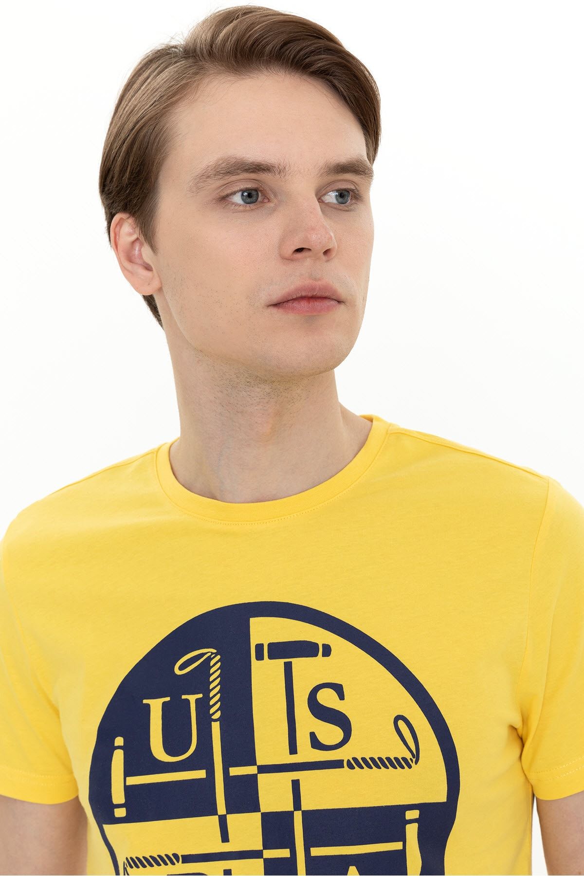 تی شرت زرد مردانه تیشرت اورجینال U.S. Polo Assn.