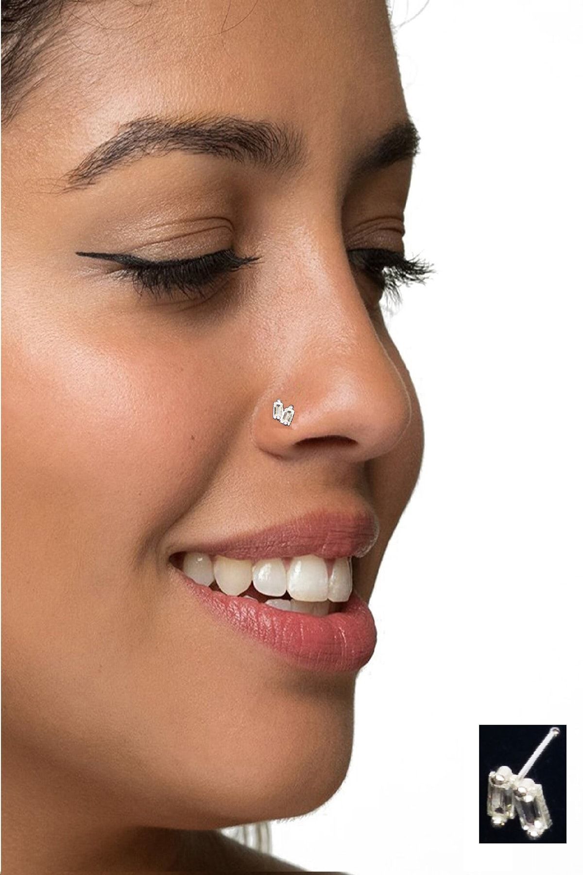 Nose shop stone ring