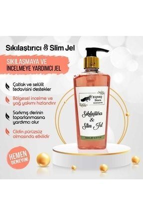 Slim Jel Inceltici - Yağ Yakıcı - Sıkılaştırıcı - Çatlak Karşıtı - Toparlayıcı Selülit Jeli Slim2