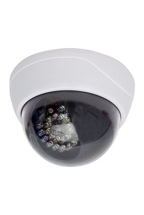 Led Işıklı Dome Sahte Güvenlik Kamerası Hırsız Caydırıcı 18579