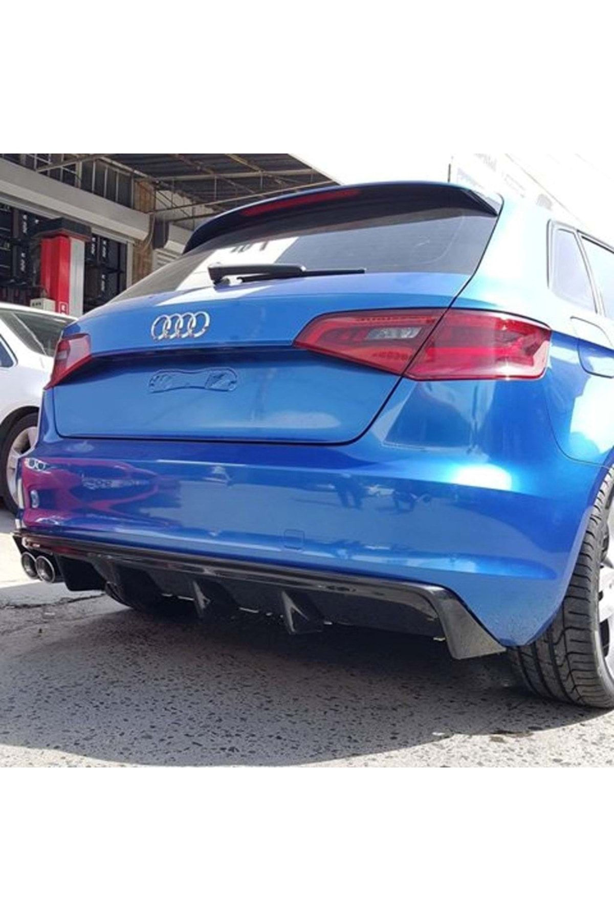 MKG Audi A3 Hb 8v Sportback Rieger Arka Ek Difüzör Piona Black 2012