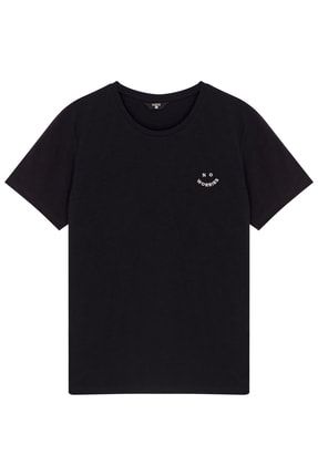 No Worries- Erkek Siyah T-shirt BSGMGT08
