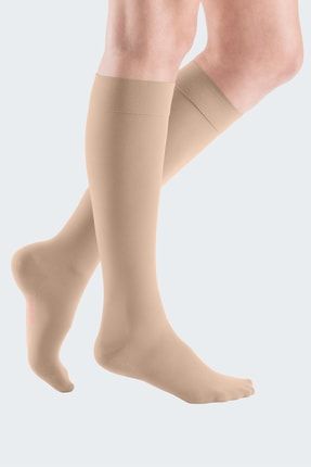 mediven elegance/CCL1 Diz Altı Bej Renkli Varis Çorabı 285