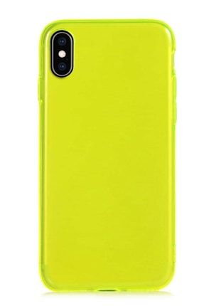 Iphone X Xs Uyumlu Kılıf Fosforlu Renkli Candy Bumper Silikon Kılıf Kapak Bilişim-Neon-Candy-x
