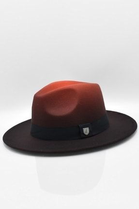 Erkek Multicolor Fötr Şapka Kiremit Panama Hat KLH7164