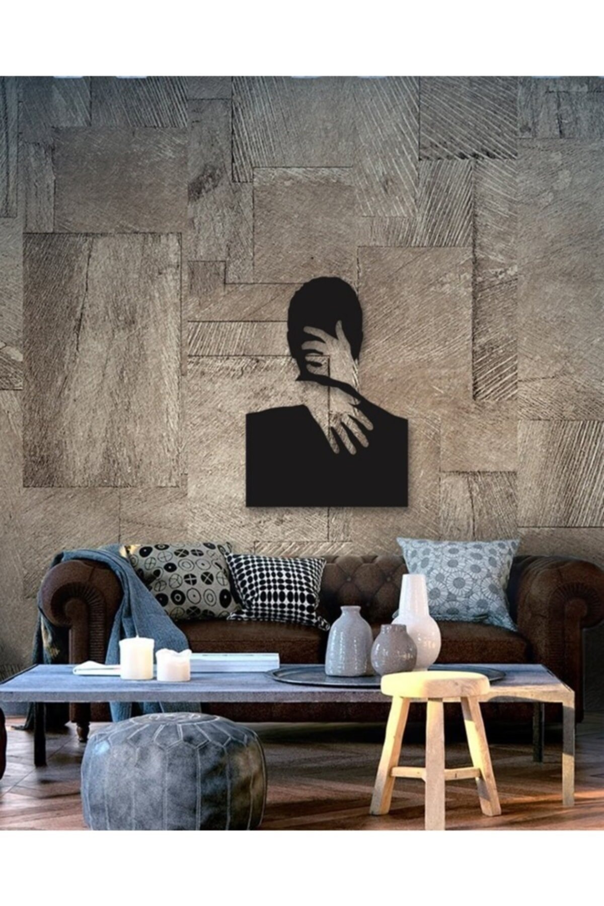 10k Decor Artasia Wrapped Double Design Decorative Wooden Painting