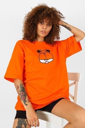 Unisex Garfield Emoji Tasarım Tshirt TSH-garfield