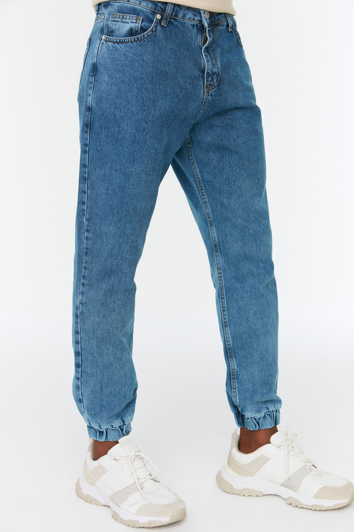 Trendyol Collection Jeans Dunkelblau Jogger