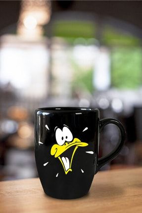 Daffy Duck Siyah Kupa Bardak Kahve Kupası Kahve Fincanı KUP527